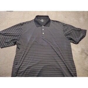 Wedge Performance Men’s XL Navy/Gray Golf Polo Short Sleeve EUC Extra Large